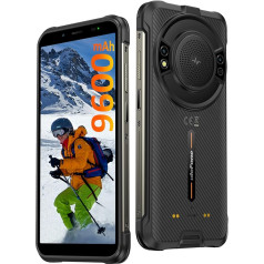 Ulefone Power Armor 16 Pro Āra mobilais tālrunis Android 12 9600 mAh 18 W, 122 dB skaļrunis 4GB + 64GB / 128GB SD 16MP + 8MP 5,93 collu HD+ IP68 ūdensizturīgs viedtālrunis bez līguma 4G Dual SIM 4G