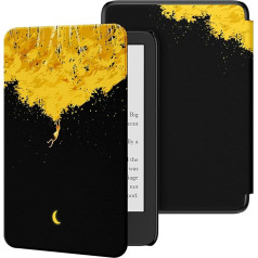 Ayotu Slim Case for the Brand New Kindle (Version 11th Generation 2022) - krāsains PU ādas futrālis ar automātiskās modināšanas/miega režīmu - piemērots tikai 6