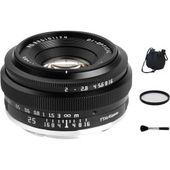 TTArtisan 25mm F2 APS-C kadra liela atvēruma manuālais portretu objektīvs Fuji X XF montāžas kamerai XT3 XT4 XT10 XT20 XT30 XT200 XS10 XA3 XA5 X100V XE2 XE2S XE3 XE3