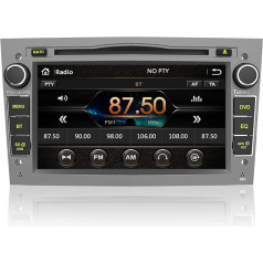 AWESAFE 2-DIN auto radio ar satelīta navigāciju Opel, 7 collu skārienjūtīgais ekrāns Radio atbalsta stūres vadības ierīci USB SD RDS Bluetooth