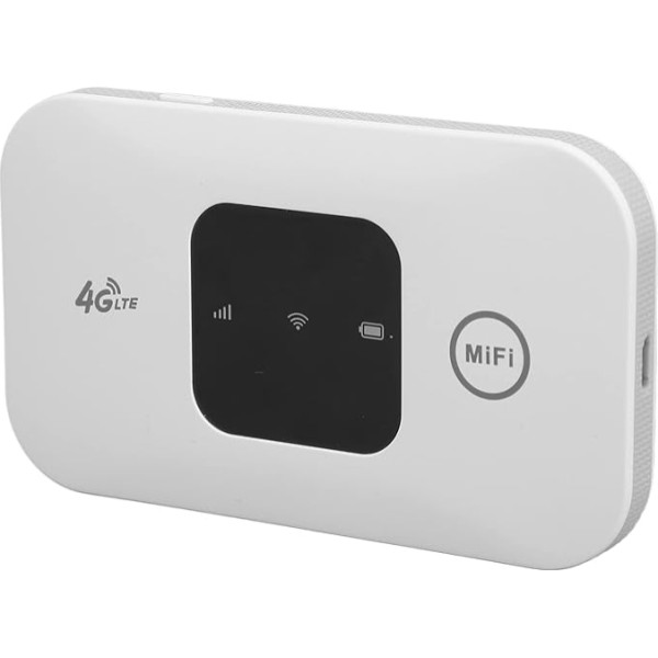 ASHATA 4G LTE rūteris, mobilā WiFi karstā interneta pieslēgvieta Mobile 4G LTE Hotspot Router WiFi, portatīvs, 150Mbps lejupielādes, 3G, 4G, internets, LED viedo displeju, ārpustelpu ceļojumiem ar auto