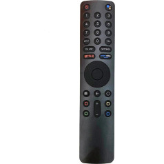 FAMKIT Rezerves Bluetooth balss tālvadības pults, kas saderīga ar Google balss palīgu, priekš MI TV 4S, 4A XMRM-010 L55MS-5A MI LED l43m6-6aeu