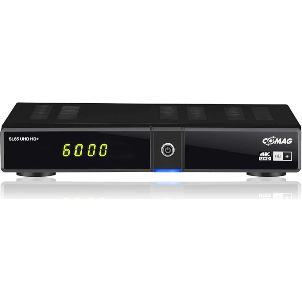 Comag SL65 UHD HD+ digitālais UHD satelīta uztvērējs (4K UHD, HDTV, DVB-S2, HDMI, USB 3.0, PVR-Ready, 2160p, Unicable)