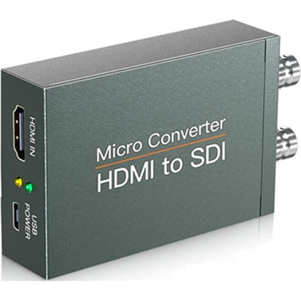 HDMI vers SDI pārveidotājs, HDMI Vers, 2 porti SDI pārveidotājs, Audio Embedder Atbalsta HDMI 1.3 1080P, 3G/HD-SDI Auversmatic formāta noteikšana