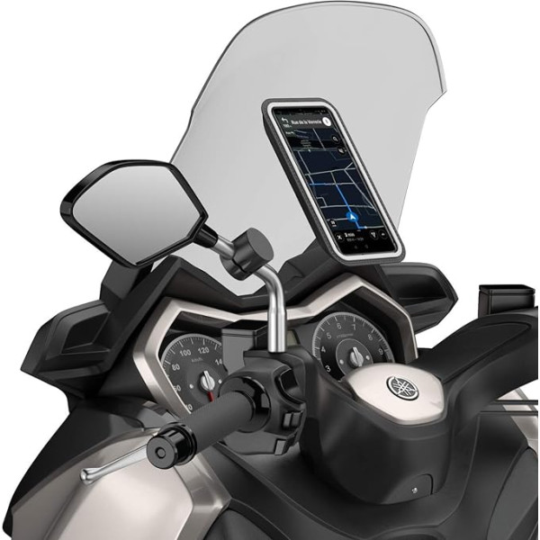 Shapeheart Магнитный Держатель Мобильного Телефона Мотоцикла Для Зеркала Заднего Вида, Универсальный 360 Вращение, Вибрационный Отпариватель, М