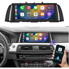 Road Top 10,25 collu auto radio ar skārienjūtīgo ekrānu, bezvadu CarPlay Android automašīnai BMW 5 sērijas F10/F11 2010-2012 gadam ar CIC sistēmu, auto stereo multimediju radio uztvērējs