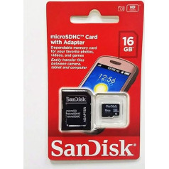 Только карта SanDisk microSDHC на 16 ГБ