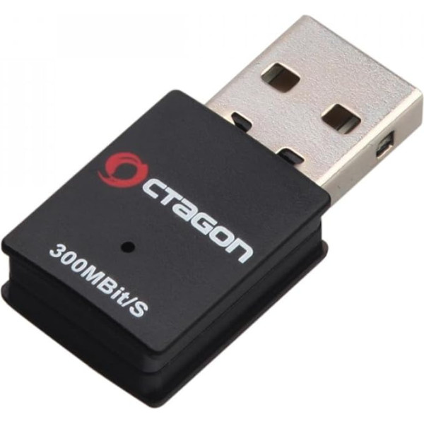 Octagon 300Mbit/s WL018 Wireless Stick Black For Linux E2 Receiver