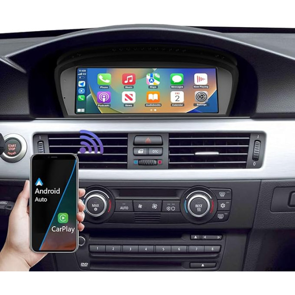 Road Top 8,8 collu skārienjūtīgais ekrāns Wireless Carplay Android auto multimediju radio uztvērējs BMW 3 5 sērijas E90/E91/E92/E93/E60/E61 2003-2008 gadam ar CCC sistēmu