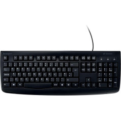 Kensington Pro Fit mazgājama vadu tastatūra - Spānija K64407ES, W125866232 (vadu - Spānija K64407ES, standarta, USB, QWERTY, melna)