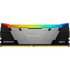 Kingston Fury Renegade RGB 8GB 4000MT/s DDR4 CL19 DIMM spēļu datoriem paredzēta atmiņa - KF440C19RB2A/8