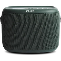 Pure Woodland āra skaļrunis ar Bluetooth un DAB+/FM radio (ūdensizturīgs IP67, izturīgs, pārnēsājams, 14 h akumulators - ideāli piemērots dārzam un kempingam), zaļš