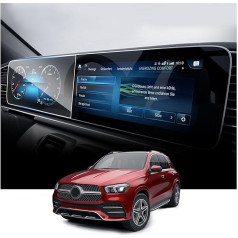 RUIYA 12,3 collu navigācijas ekrāna aizsargstikls, saderīgs ar Mercedes GLE W167 GLS X167 2020-2023 2024, navigācijas ekrāna aizsargstikls, rūdīts stikls, GLE aizsargplēve, GPS skārienjutīgais ekrāns, rūdīts stikls