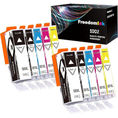 FreedomInk 10 PGI-580 CLI-581 XXL kasetės, suderinamos su Canon 580 581 spausdintuvo kasetėmis, suderinamos su Canon TR8550 TS6150 TS6250 TS8250 TS8150 TR7550 TS9550 TS6151 TS9155 TR8500 TS825 1 TS705