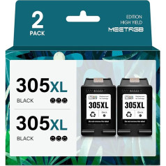 MeetRGB atjaunotas HP 305 XL 305XL tintes kasetnes multipakete HP Envy 6010 6020e 6022 Envy Pro 6420 6422 6422 6430 6432 DeskJet 2710 2720 2721 2722 2723 2724 DeskJet Plus 41 20 EU