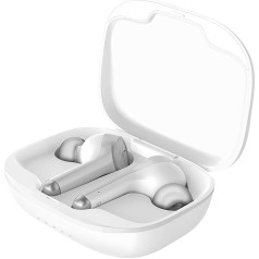 Motorola VerveBuds 800 - Bluetooth In-Ear austiņas - lādēšanas kārba un iebūvēts mikrofons - 18 stundu IP54 un mono vai duālās austiņas ar trokšņu slāpēšanu - saderīgas ar Alexa, Siri un Google