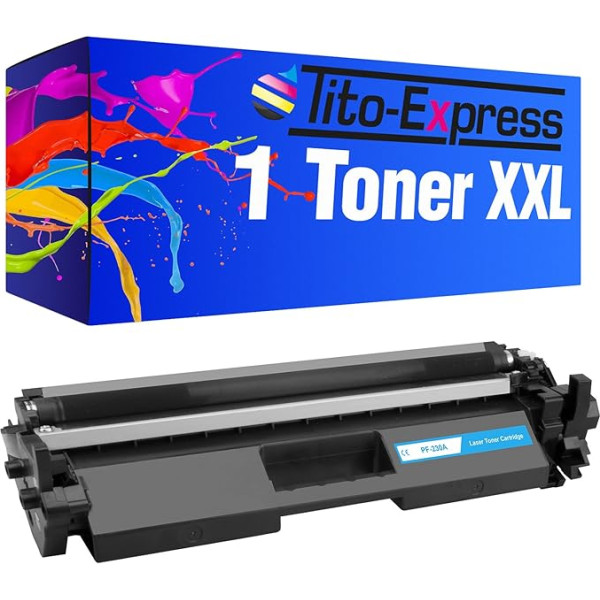 Tito-Express 1 toneris XXL HP CF230A 30A | Piemērots HP Laserjet Pro M203 M203DN M203DW MFP M227FDN M227FDW M227SDN | 1600 lappuses