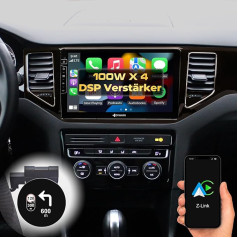 Dynavin Automobiļu radio navigācijas sistēma VW Golf 7 Passat B8 Tiguan Polo Skoda Octavia Superb, 9/10,1 collu OEM radio ar Bluetooth, DAB+, saderīgs ar Carplay un Android Car