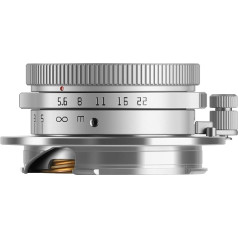 TTARTISAN 28 mm F5.6 hiperfokusa kameras objektīvs ar manuālu fokusēšanu Leica M-Mount Īpaši plāns un vēsturisks kameras objektīvs, piemērots ielu fotogrāfijai