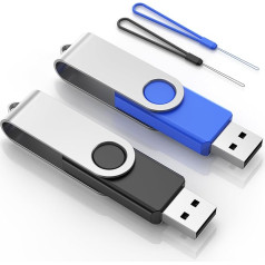 64 GB USB zibatmiņas 2 daudzkrāsainu atmiņas karšu komplekts 64 GB USB 2.0 zibatmiņas disks Datu glabāšana Pārnēsājams atmiņas zibatmiņas disks Pendrive reklāmas dāvanām, FEBNISCTE