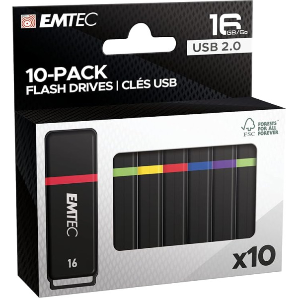 Emtec, Memory - Компьютерная техника USB Flash Drive USB-A K100 3.2 16GB ECMMD16GK102P10