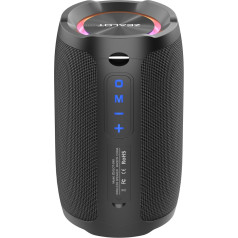 heetipuk S49 Pārnēsājams bezvadu Bluetooth skaļrunis Stereo skaņa ar dziļiem basiem IPX7 ūdensizturīgs 20W RGB gaisma Atbalsta USB disku TF karti mājai ārpus telpām