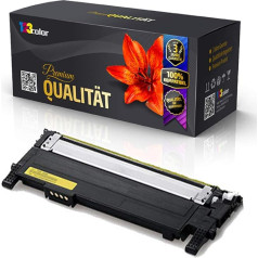 123Color Alternative Toner Cartridge Yellow CLT Y404S Compatible with Samsung Xpress C430 W C430Series C 430 C430W C 480 C480 FN C 480 FN C480 FW C480FW C480 Series C 480 W C480W C480W Yellow CLT 404