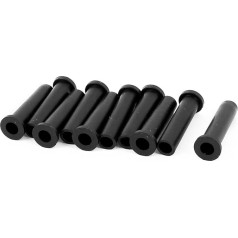 '10 x 5 mm type rubber inner Control Cable Relief Cord Boot Protector, Black