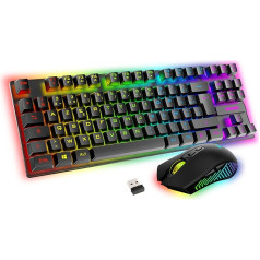 AKUMA Combo Gaming Sentai C03 WL Clavier TKL + Souris Noir