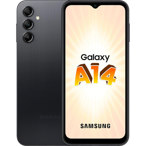 Samsung A145R/DSN Galaxy A14, Dual, 128 GB, 4 GB RAM, melns