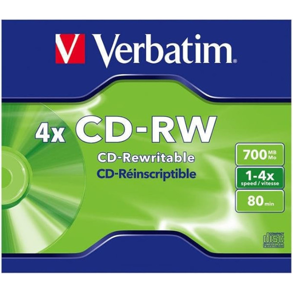 Verbatim Metal AZO Datalife+ Medien CD-R/CD-RW, 700 MB