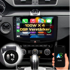 DYNAVIN Android auto radio ar satelītnavigācijas sistēmu VW Passat B7 CC, 10,1 collu oriģināliekārtas radio ar bezvadu Carplay un Android Car, Head-up displejs, ietver DAB+: D9-2B Premium Flex