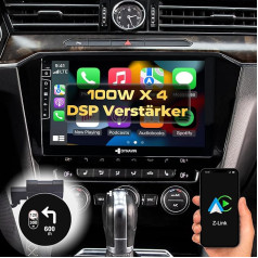 Dynavin Automobiļu radio navigācijas sistēma VW Golf 7 Passat B8 Tiguan Polo Skoda Octavia Superb, 9/10,1 collu OEM radio ar Bluetooth, DAB+, saderīgs ar Carplay un Android Car