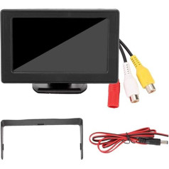 Aizmugures skata kamera, LCD ekrāns automašīnas aizmugures skata 2 virzienu AV 4.3 in 3W TFT ieejas HD monitors DVD aizmugures skata kamerai