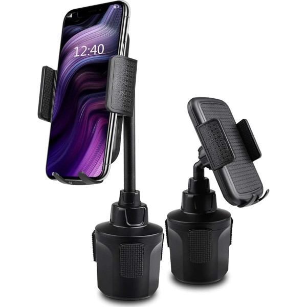 EEEKit Universāls auto tālruņa turētājs kausa turētājam, auto kausa turētājs, mobilā tālruņa turētājs automašīnā kausa turētājs iPhone XS Max XR X 8 Plus 7 6s 6 Plus, Samsung Galaxy S10 S9 S9 S8 S7