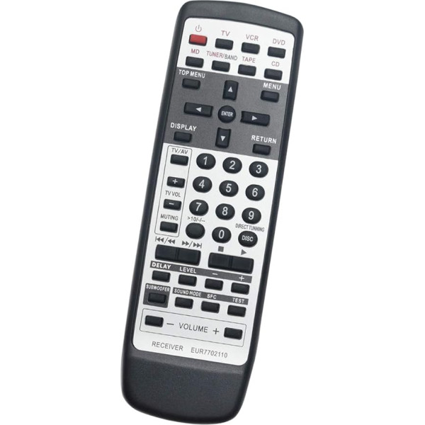 ALLIMITY EUR7702110 Remote Control Replacement for Panasonic AV Receiver SA-HE70E-S SAHE9EGS SAHE70ES SA-HE9EGS SC-HE7 SA-HE9 SCHE7 SAHE9