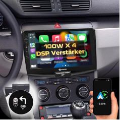 DYNAVIN Android auto radio ar satelītnavigācijas sistēmu VW Passat B6 CC, 10,1 collu oriģinālais radio ar bezvadu Carplay un Android Car, Head-up displejs, ietver DAB+: D9-B6B Premium Flex