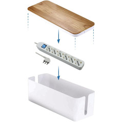 Electraline 300177 Kabeļu organizators ar vairākām kontaktligzdām, 6 Schuko kontaktligzdas, 10/16 A, 1,5 m