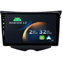 YUNTX Android 13 Auto radio Hyundai Veloster 2011-2017-[Integrated CarPlay/Android Car/GPS]-9 collu IPS 2.5D skārienjūtīgais ekrāns Bezmaksas kamera DAB/Radio stūres vadība/MirrorLink/Bluetooth 5.0/WiFi/USB/4G