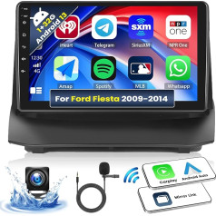 OiLiehu Double DIN Radio Carplay Android Car Android 13 Bluetooth radio ar ekrānu 9 collu automašīnas radio priekš Ford Fiesta 2009-2014 Atbalsts Mirror Link/HiFi/Equalizer/FM RDS/WiFi/GPS