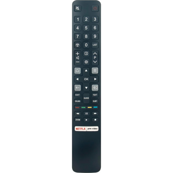 AULCMEET RC802NU-YUI1 Rezerves tālvadības pults, kas saderīga ar TCL 4K OLED Smart TV 75C735K 65C935K 75C935K 55C735K 65C735K 65C735K 65C735K 65C735K