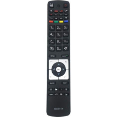 MYHGRC Tālvadības pults RC5117 priekš Hitachi TV Remote Smart LCD LED TV 24HYT45U 24HYT45U 24HYT45UA 28HYT45U 32HYJ46U 42HYT42U 50HYT62U 50HYT62UH - uzstādīšana nav nepieciešama