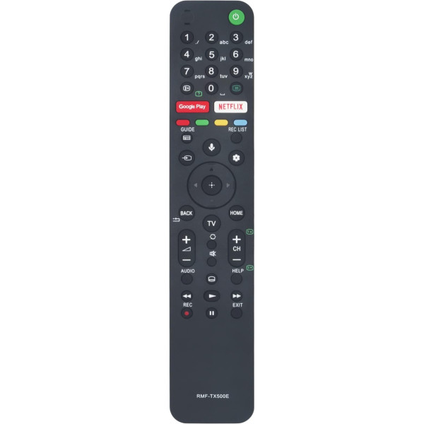 Vocie Rezerves tālvadības pults RMF-TX500E piemērots Sony 4K UHD televizoram KD-75XG8505 KD-75XG8588 KD-75XG8588 KD-75XG8596 KD-75XG8599 KD-75XG8796 KD-75XG9505 KD-75XH8 096 KD-75XH9299 KD-85XG8596 KE-55A8 KE-55A85