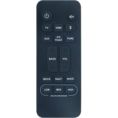 RC-1236 VINABTY Replacement Remote Control for Denon Compact Sound Bar DHT-S216