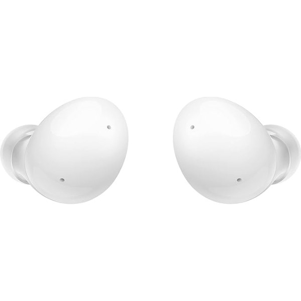 Samsung Galaxy Buds2 bezvadu austiņas, bezvadu austiņas, trokšņu slāpēšana (ANC), ilgstoša darbība ar akumulatoru, 3 mikrofoni, baltas (vācu versija)