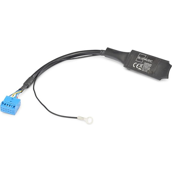 BlueMusic Bluetooth audio adapteris 12pin Quadlock saderīgs ar VW: RCD-210 RNS-310/315 - - Skoda: - Audi: Chorus Concert Symphony 2+/3 RNS-E BNS 5.0 AB Baujahr Juli 2010