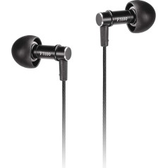 final F3100 Geräuschisolierender In-Ear Kopfhörer - Aluminium Schwarz