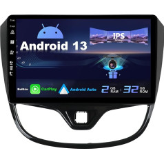 SXAUTO Android 13 IPS Autoradio für Opel Karl/VinFast/Fadil (2017-2020) - Eingebaut CarPlay/Android Auto - Rückfahrkamera KOSTENLOS - 2G+32G - Lenkradsteuerung DAB Fast-boot WIFI DSP - 2 Din 10.1 Zoll