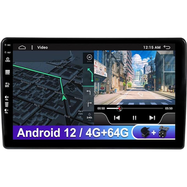 MISONDA 4G + 64G Android auto radio Fiat 500L 2012-2017- 10 collu IPS ar DSP/Carplay/Android Car/GPS/BT/WiFi/FM/RDS/SWC/Bezmaksas aizmugures skata kamera