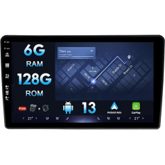 2 DIN 9 collu Android 12 autoradio Renault Duster/Sandero/Logan/Lada/Xray/Dacia ar GPS atbalstu | Bluetooth | DAB | USB | Carplay | Android Car | WLAN | 4G | MirrorLink | RDS | USB 6G + 128G